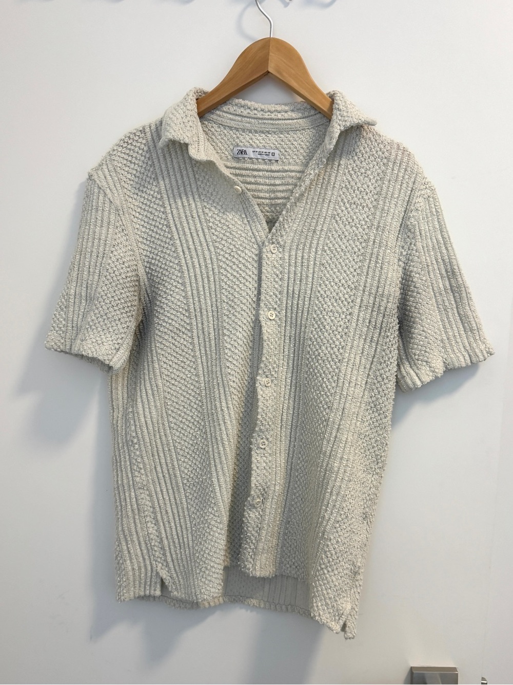 Zara knit tshirt short sleeve